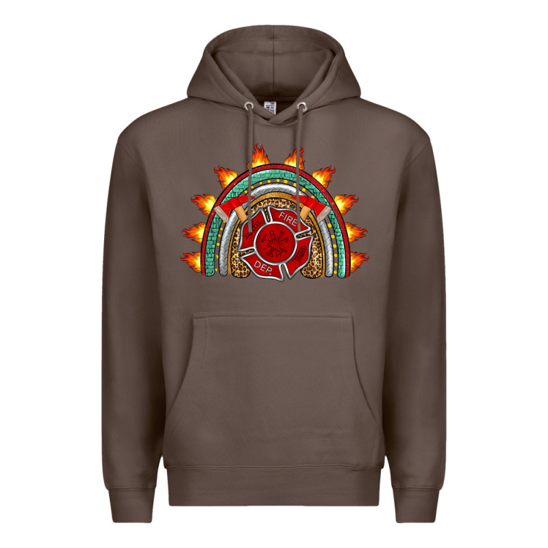 Firefighter Rainbow Premium Hoodie by Artiststas | Teevron