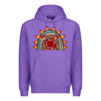 Purple firefighter rainbow Premium Hoodie - Artiststas