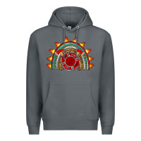 Rock firefighter rainbow Premium Hoodie - Artiststas