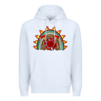 White firefighter rainbow Premium Hoodie - Artiststas