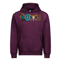 Mauve Wine western love Urban Hoodie - AdoDesignShop