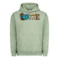 Pigment Oil Green western love Urban Hoodie - AdoDesignShop
