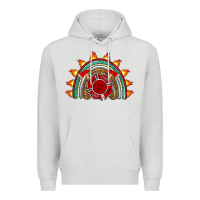 Dove Grey firefighter rainbow Premium Hoodie - Artiststas