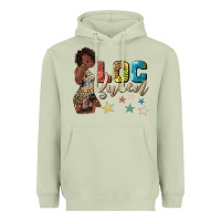 Matcha afro woman loc queen Heavyweight Hoodie - texasbilliewilder