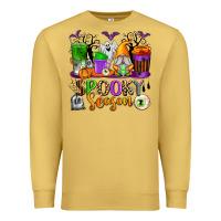 Antique Gold Spooky Season Coffee Cups Premium Sweatshirt - texasbilliewilder