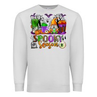 Dove Grey Spooky Season Coffee Cups Premium Sweatshirt - texasbilliewilder