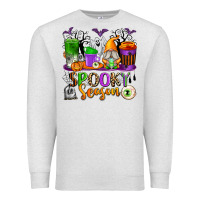 Oatmeal Heather Spooky Season Coffee Cups Premium Sweatshirt - texasbilliewilder