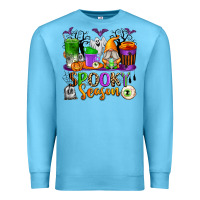 Ocean Blue Spooky Season Coffee Cups Premium Sweatshirt - texasbilliewilder