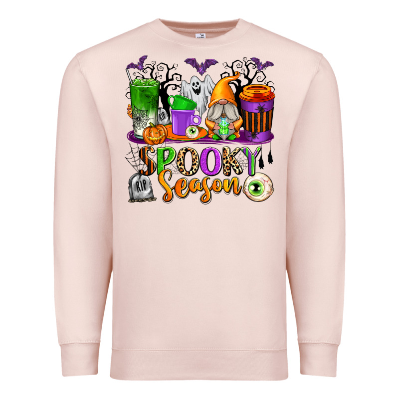 Spooky Season Coffee Cups Premium Sweatshirt by texasbilliewilder | Teevron