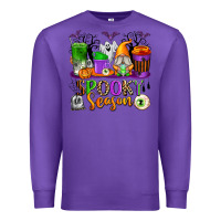 Purple Spooky Season Coffee Cups Premium Sweatshirt - texasbilliewilder