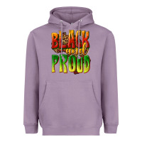 Lavender black and proud Heavyweight Hoodie - texasbilliewilder