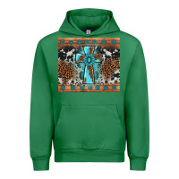 Emerald gemstone leopard cross Urban Hoodie - AdoDesignShop