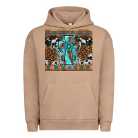 Pigment Burro gemstone leopard cross Urban Hoodie - AdoDesignShop
