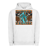 Pigment Lunar Rock gemstone leopard cross Urban Hoodie - AdoDesignShop