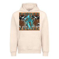 Sandshell gemstone leopard cross Urban Hoodie - AdoDesignShop