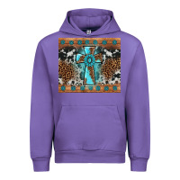 Tulip gemstone leopard cross Urban Hoodie - AdoDesignShop