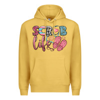 Antique Gold scrub life Premium Hoodie - BundleAndBundleShop
