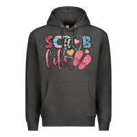 Charcoal Heather scrub life Premium Hoodie - BundleAndBundleShop