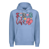 Colony Blue scrub life Premium Hoodie - BundleAndBundleShop