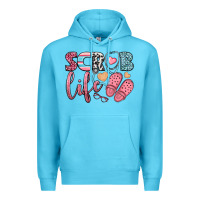 Ocean Blue scrub life Premium Hoodie - BundleAndBundleShop