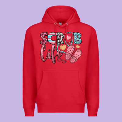 Scrub Life Premium Hoodie Designed By Bundleandbundleshop