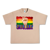 Lgbtq  Flag And Hand Pride Urban Heavy Tee | Teevron