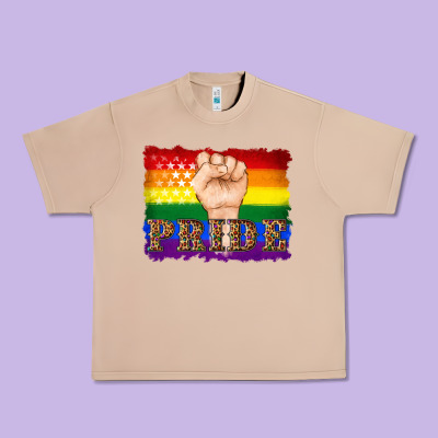 Lgbtq  Flag And Hand Pride Urban Heavy Tee Designed By Artiststas