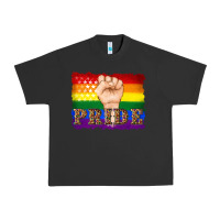 Pigment Black lgbtq  flag and hand pride Urban Heavy Tee - Artiststas