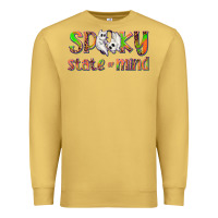 Antique Gold Spooky State of Mind Premium Sweatshirt - texasbilliewilder