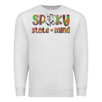Oatmeal Heather Spooky State of Mind Premium Sweatshirt - texasbilliewilder