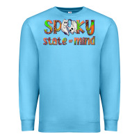 Ocean Blue Spooky State of Mind Premium Sweatshirt - texasbilliewilder