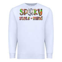 White Spooky State of Mind Premium Sweatshirt - texasbilliewilder
