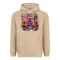 Mushroom usa truck Heavyweight Hoodie - Zillion Design Studio