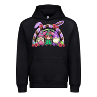 Black easter gnomes rainbow Urban Hoodie - Artiststas