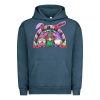Pigment Midnight Navy easter gnomes rainbow Urban Hoodie - Artiststas
