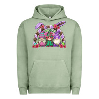 Pigment Oil Green easter gnomes rainbow Urban Hoodie - Artiststas
