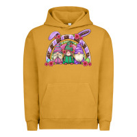 Pigment Peanut Butter easter gnomes rainbow Urban Hoodie - Artiststas