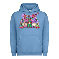 Pigment Pebble Blue easter gnomes rainbow Urban Hoodie - Artiststas
