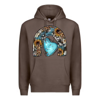Coffee sunflower gemstone rainbow Premium Hoodie - JahusDesignShop