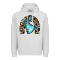 Dove Grey sunflower gemstone rainbow Premium Hoodie - JahusDesignShop