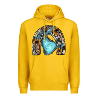 Lemon sunflower gemstone rainbow Premium Hoodie - JahusDesignShop