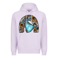Lilac sunflower gemstone rainbow Premium Hoodie - JahusDesignShop