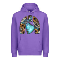 Purple sunflower gemstone rainbow Premium Hoodie - JahusDesignShop