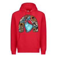 Red sunflower gemstone rainbow Premium Hoodie - JahusDesignShop
