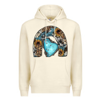 Sandshell sunflower gemstone rainbow Premium Hoodie - JahusDesignShop