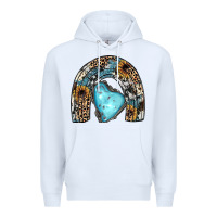White sunflower gemstone rainbow Premium Hoodie - JahusDesignShop