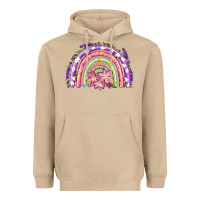 Mushroom Easter Floral Spring Rainbow Heavyweight Hoodie - RanaPortraitStore