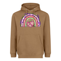 Toasted Coconut Easter Floral Spring Rainbow Heavyweight Hoodie - RanaPortraitStore
