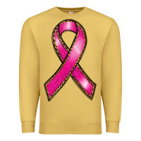 Antique Gold breast cancer ribbon Premium Sweatshirt - RanaPortraitStore