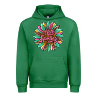 Emerald hello spring sunflower Urban Hoodie - Artiststas